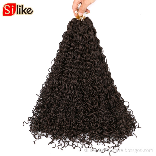 wholesale factory  price synthetic hair micro ZIZI box wavy style  braid  crochet million micro twist braid for Black Women